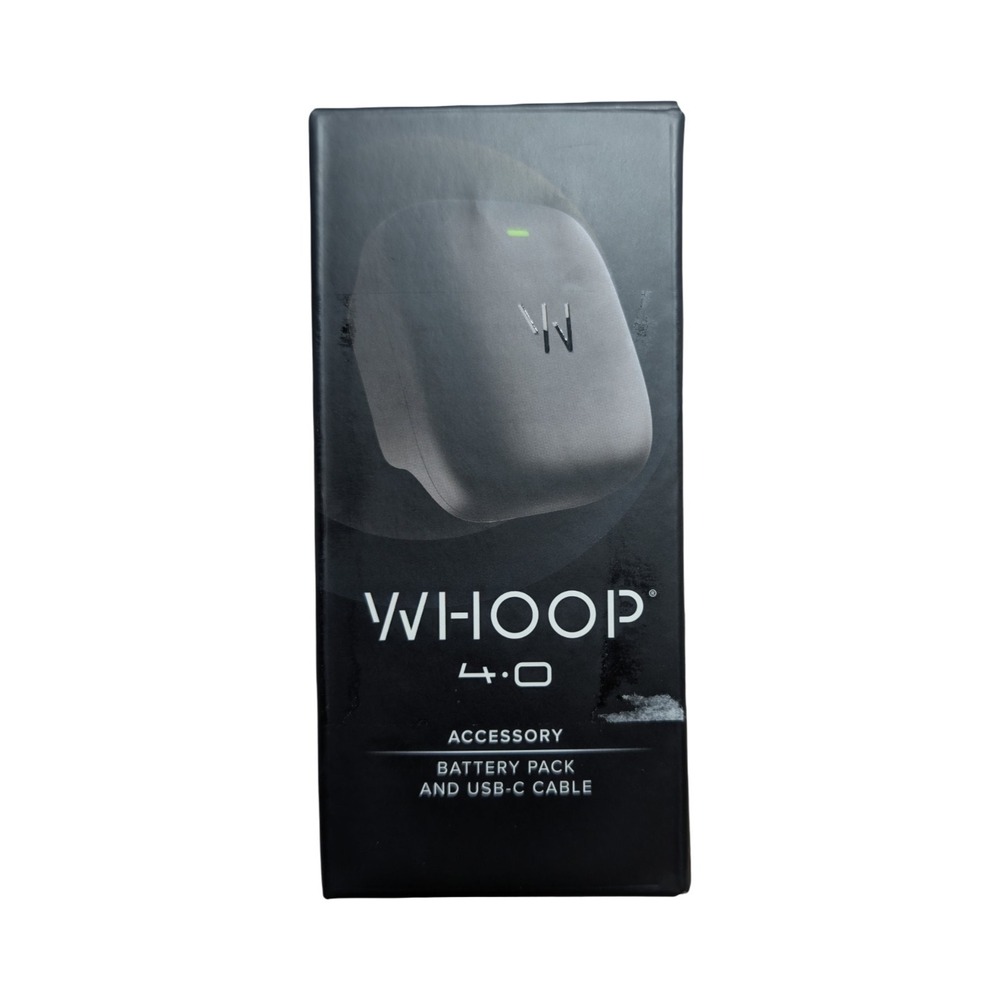 3-O Whoop 4.0 USB-C Battery Pack Activity Tracker - Black